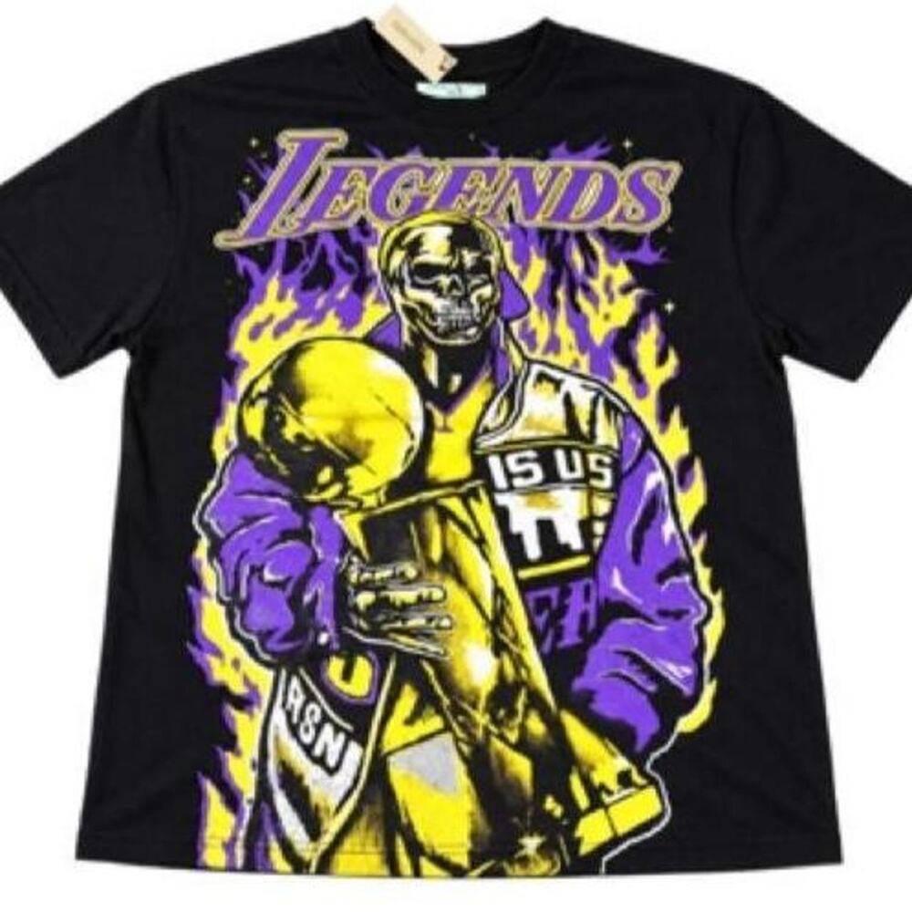 Reason Kobe Bryant Black Graphic T-Shirt Size 2XL